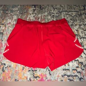 lululemon athletica Red Athletic Shorts